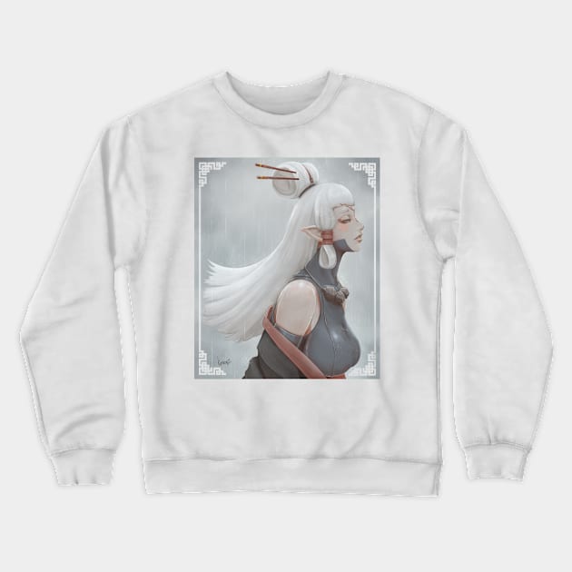 Village girl - Profile Crewneck Sweatshirt by Kumanz